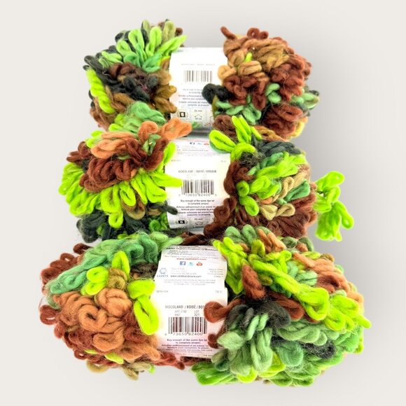 Lot of 3 Red Heart Boutique Swerve Yarn Woodland Color Super Bulky 6 - Picture 2 of 3